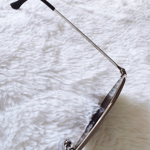 Carl Black w/ Silver Rims Aviator Sunglasses - Picture 5 of 11